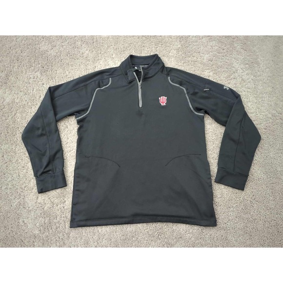 Under Armour Other - Indiana Hoosiers Pullover Mens M 1/4 Zip Jacket NCAA Under Armour Black